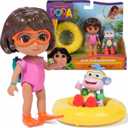 Dora entdeckt die Welt Splash-Splash – Figuren Dora und Boots mit Zubehör