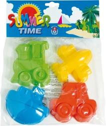 Satz von Sandformen Transportmittel