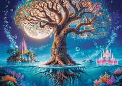 TREFL Puzzle Premium Plus Teestunde: Magischer Baum 500 Teile