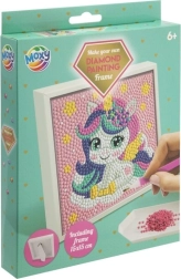 Diamantmalerei auf Rahmen Einhorn 15 × 15 cm