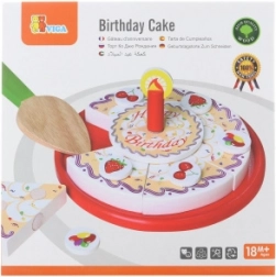 Holz-Geburtstagstorte zum Schneiden VIGA