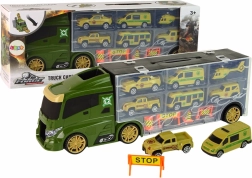 Grüner Transport-LKW für Spielzeugautos