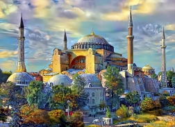 Puzzle BLUEBIRD Hagia Sophia Istanbul 1000 Teile