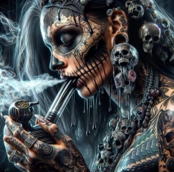 Diamantmalerei Zombie 30 × 40 cm