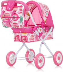 Tiefer Puppenwagen Chipolino Emily, Multicolor