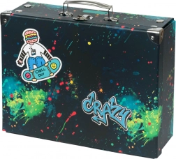 Baagl faltbarer Schulrucksack Chill mit Metalldetails