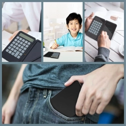 Wissenschaftlicher 2‑in‑1‑Rechner mit LCD-Notizfeld und Stylus