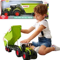 Interaktiver Claas Traktor von Dickie mit Anhänger, Licht und Sound