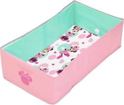 Bright Starts zusammenklappbare Reisewanne Minnie Mouse TuckAway für Kinder ab 12 Monaten