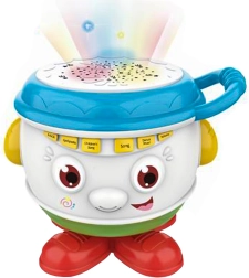 Musiktrommel mit Projektor