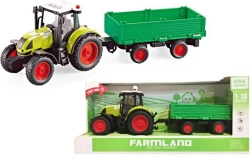 Traktor mit Anhänger 1:16
