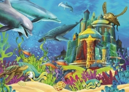 Puzzle Unterwasserschloss 150 Teile ART PUZZLE