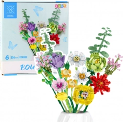 Konstruktions-Bauset – dekorativer Blumenstrauß, 854 Teile