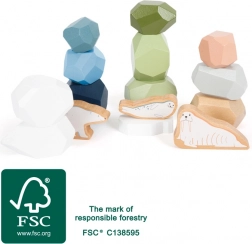 Holz-Ausgleichssteine Arktis