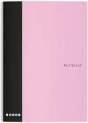 Liniertes Notizbuch A4 Pastelini Rosa
