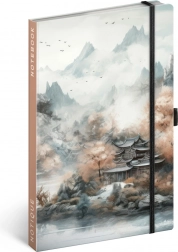 Liniertes Notizbuch Notique Japan 13 × 21 cm