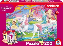 Puzzle bayala: magische Elfen 200 Teile mit Schleich-Figur