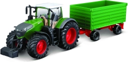Traktor mit Anhänger Fendt 1050 Bburago Farm 10 cm
