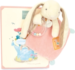 Geschenkset Pinker Hase Ciboulette mit Rassel