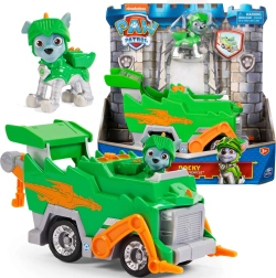 Paw Patrol Rescue Knights Rettungsfahrzeug Rocky mit Figur