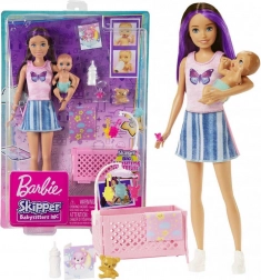 Barbie Skipper Babysitter – Bettchen und Baby Spielset