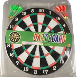Dartscheibe mit Pfeilen 36 cm für Kinder