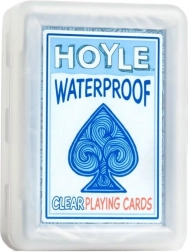 Hoyle wasserdichte Spielkarten Clear