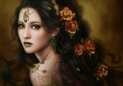 Puzzle Goldene Rose 1000 Teile