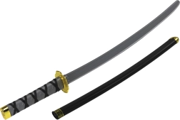 Samuraischwert mit Scheide