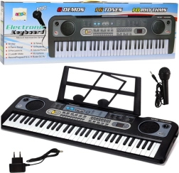 Elektronisches Tasteninstrument mit Mikrofon für Kinder