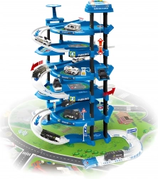 Polizeipark-Set XXL + Spielmatte Stadt, 82 Teile