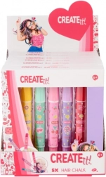 Haarkreiden in Stiftform CREATE IT! 5 Farben
