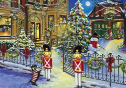 Puzzle Weihnachts­haus 1000 Teile BLUEBIRD