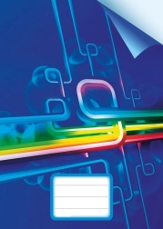 Reas-Pack Schulheft A5, unliniert, 10 Blatt, blau