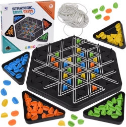 Strategisches Spiel Kettenschach – besetze Dreiecke