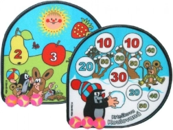 Dartscheibe KRTEČEK mit Klettverschluss 30 × 30 cm