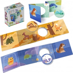 Set aus 3 interaktiven Leporellos Tierchen KukiKuk