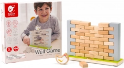 Holz-Balance-Spiel gefallene Henne CLASSIC WORLD, 44 Teile