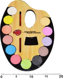 Wasserfarbpalette
