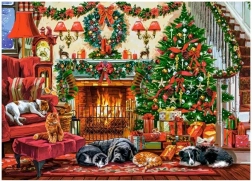 Puzzle Gemütlicher Kamin 260 Teile