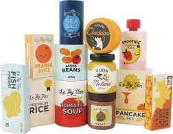 Le Toy Van Set aus Holzspielzeug-Lebensmittel für Kinder