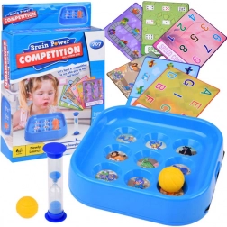 Kinderspiel Brain Power – Blas-Geschwindigkeitswettbewerb mit Zahlen und Alphabet