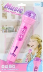 Rosa batteriebetriebenes Mikrofon