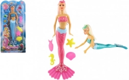 Meerjungfrauen-Puppe mit Badezubehör 34 cm