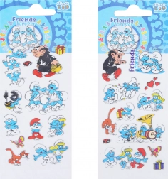 Schlumpfaufkleber 12 Stk.