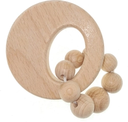 Hess rundes Rassel natürlicher mit Kugelring