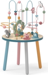 Holz-Aktivitätstisch mit Perlenlabyrinth VIGA POLARB