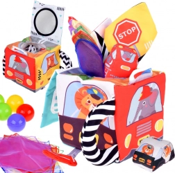 Weiche sensorische Würfel Fahrzeuge