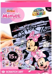Kratzen-Buch DISNEY MINNIE A5 – Kreativset mit 15 Bildern