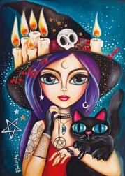 Puzzle Süße Hexe 1000 Teile